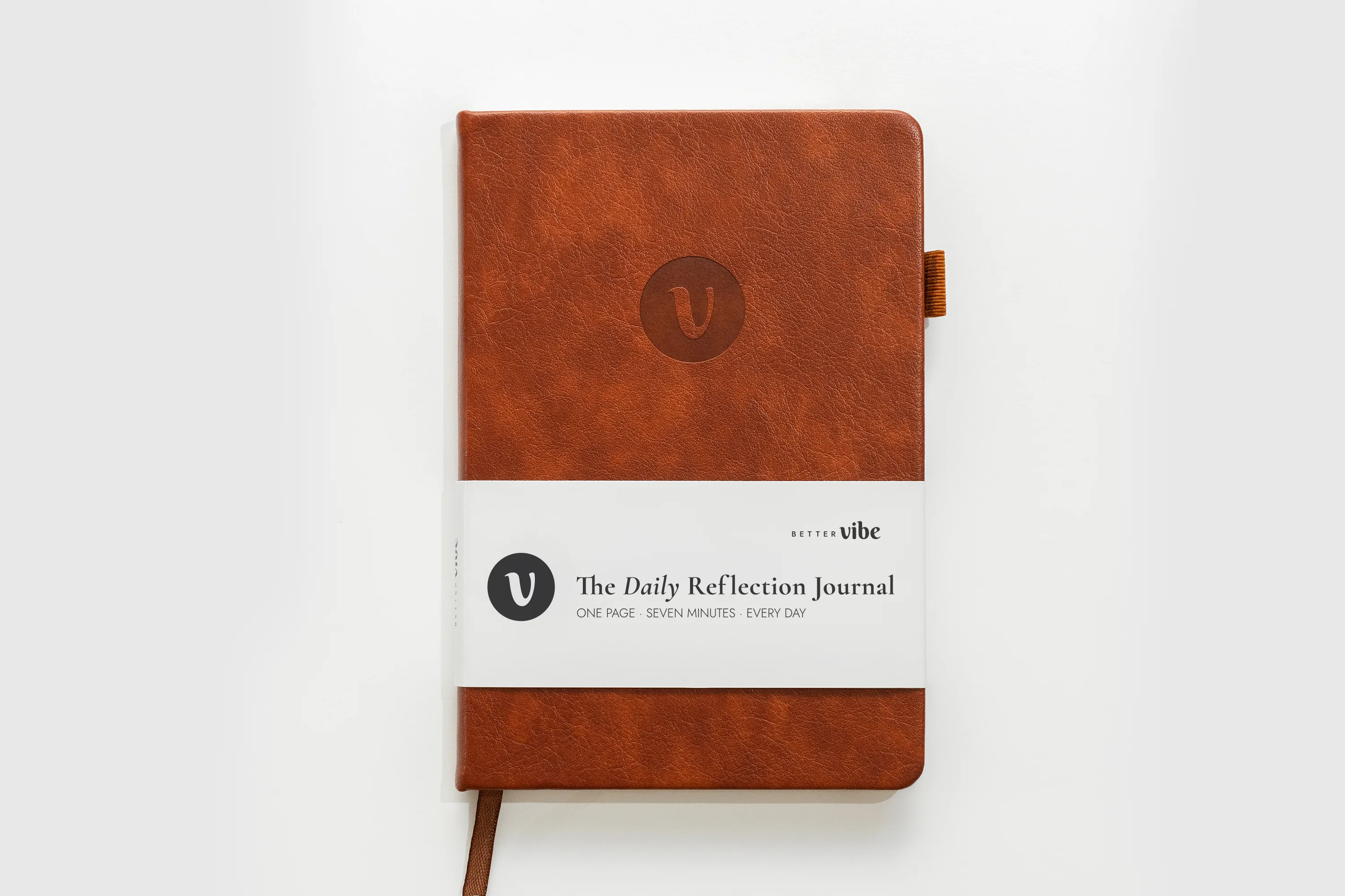 The BetterVibe Daily Habit Journal — brown